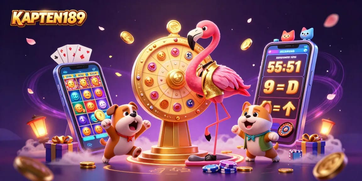 KAPTEN189 menguji keberuntungan dengan meraih hadiah jackpot seru dalam ilustrasi slot online.