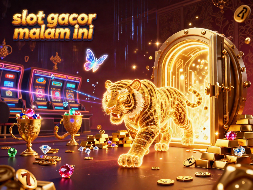 Memenangkan jackpot dengan permainan slot gacor malam ini yang hadir dalam ilustrasi 3D yang kaya akan detail dan warna.