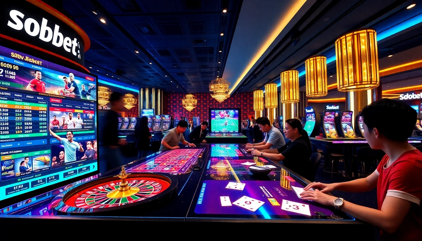 Sbobet offers an engaging online betting atmosphere featuring dynamic odds and vibrant casino action.
