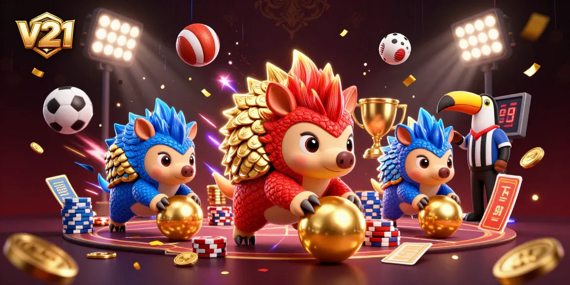 Rivalkusi v21 merayakan kemenangan dengan pemenang dalam permainan kasino dan taruhan.