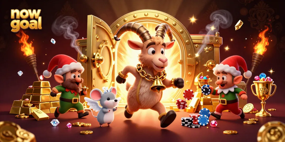 Experience the excitement of now goal in a lively casino scene with characters immersed in gambling action.
