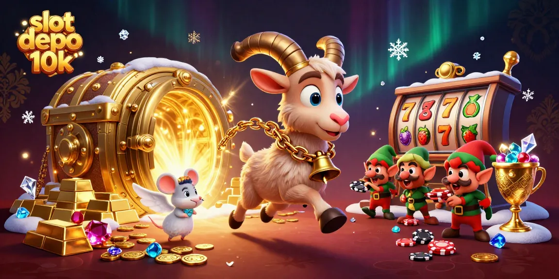 Engage with the excitement of slot depo 10k in a festive casino realm filled with treasures.