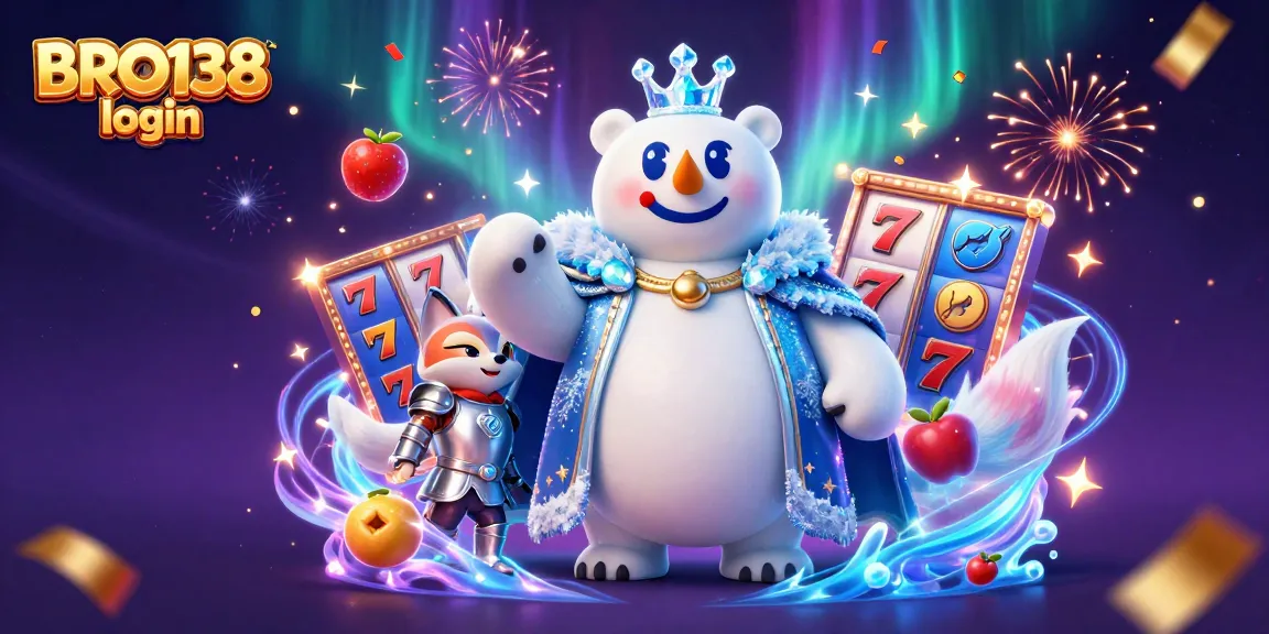 Engage in exciting gaming with BRO138 login while getting ready to spin colorful slot reels.