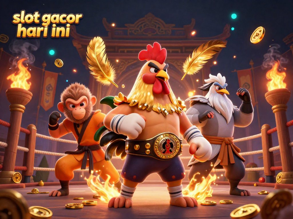 Experience the thrill of slot gacor hari ini with dynamic 3D casino martial artist action.