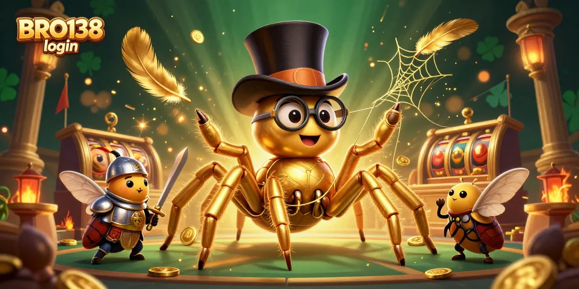 Engage in thrilling gameplay at BRO138 login with exciting slots and a dynamic casino scene.