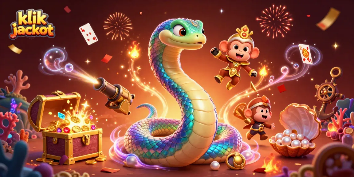 Engage in the excitement of klik poker jackpot with vibrant 3D illustrations featuring mystical casino elements.