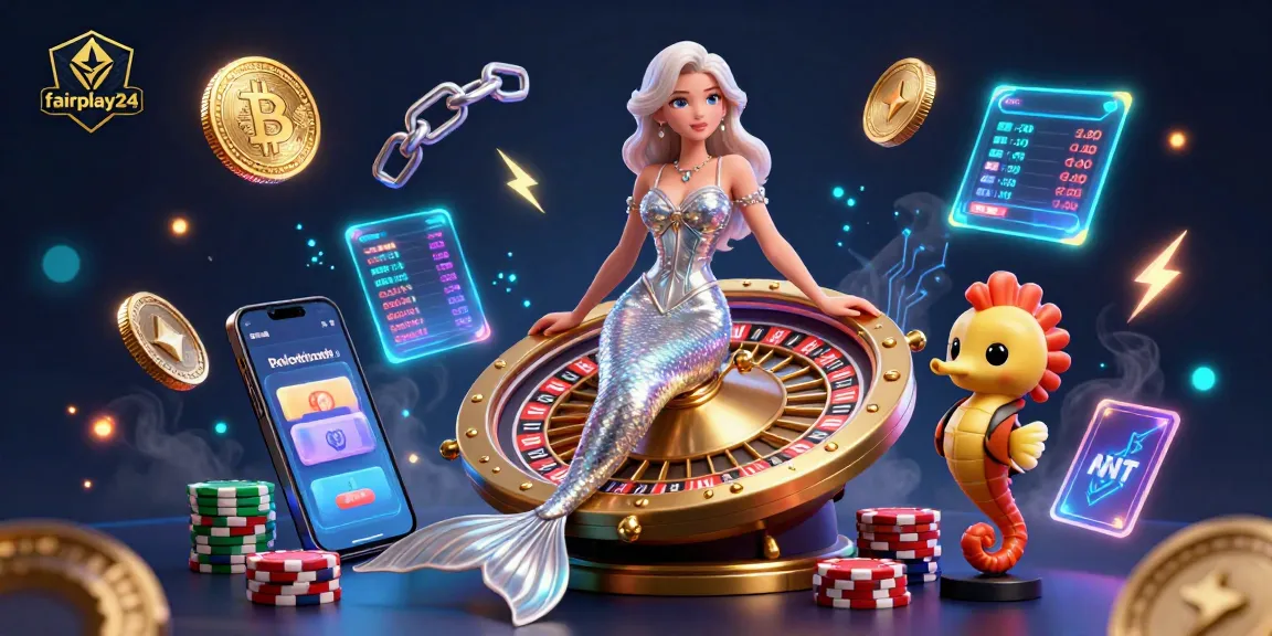 Engage with fairplay24's vibrant gaming world featuring exciting characters and dynamic casino elements.