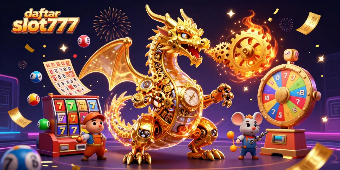 Join the excitement of daftar slot777 featuring stunning slot reels and vibrant lottery action!