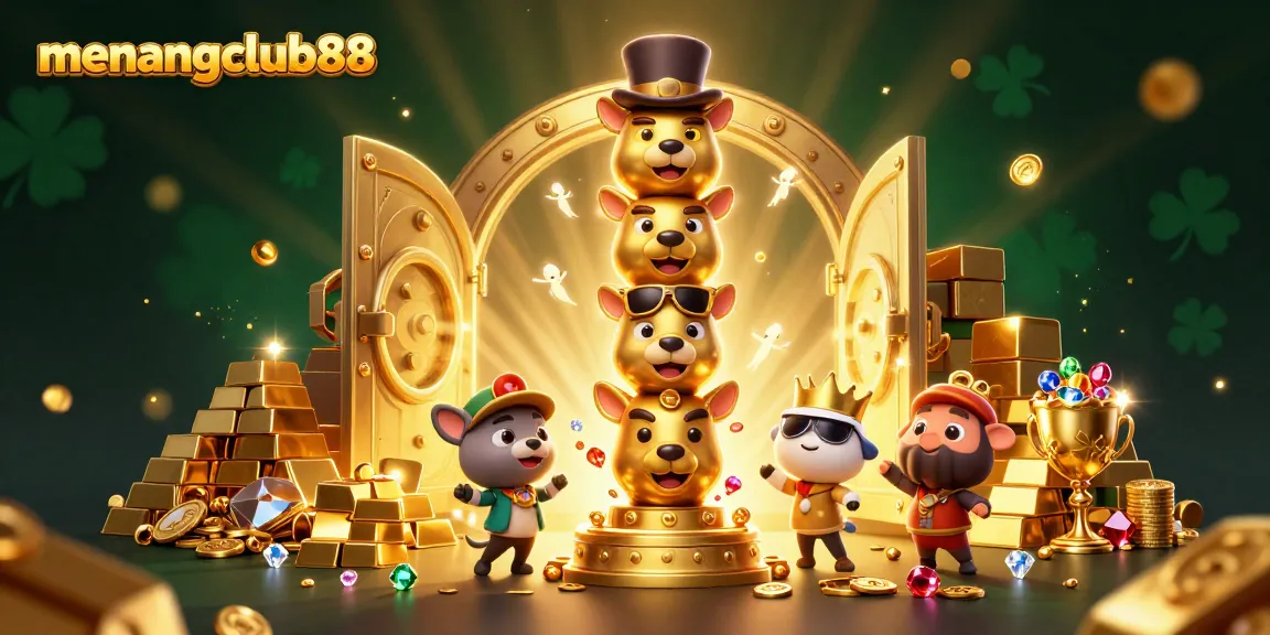 Join the adventure at menangclub88 with vibrant treasures and lively casino fun, filled with gold and gems.