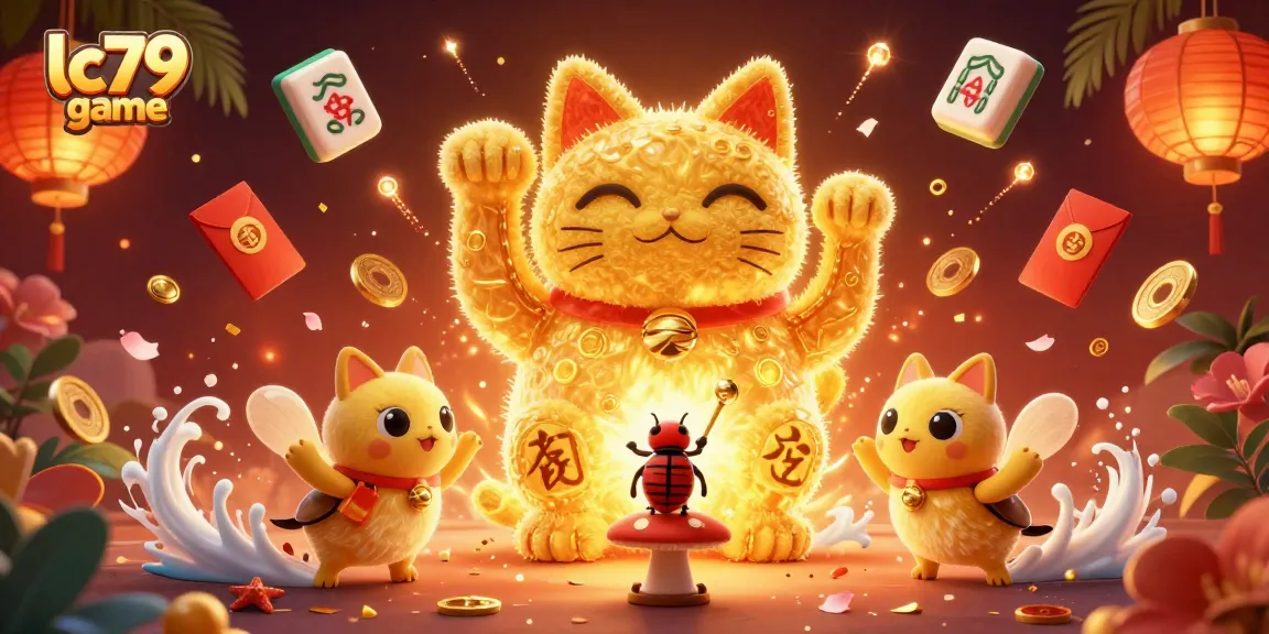 Khám phá lc79 game với chú mèo may mắn khổng lồ và những biểu tượng đa dạng của casino.