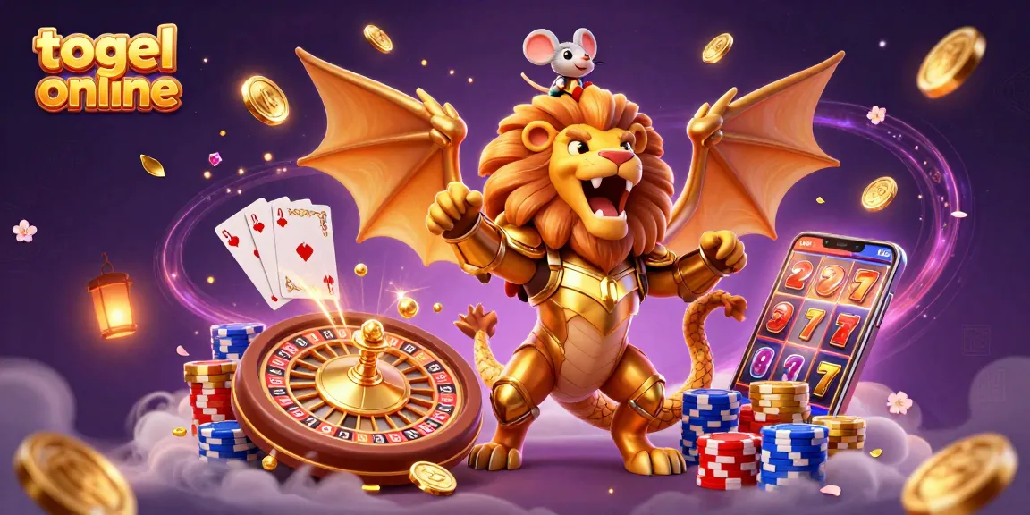 Experience thrilling togel online gameplay with cascading coins, golden armor, and dynamic casino elements.
