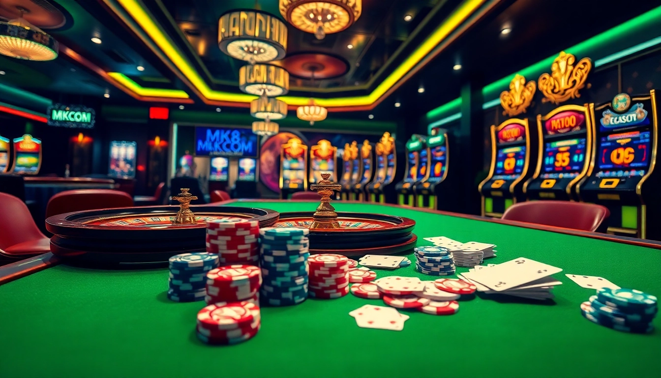 Experience thrilling gameplay at MK8.COM, featuring poker, roulette, and exciting casino atmospheres.