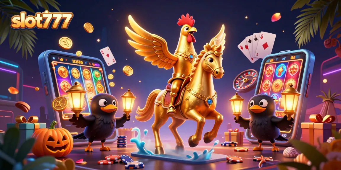 Permainan slot777 yang menarik dengan simbol keberuntungan dan kemenangan menggiurkan.