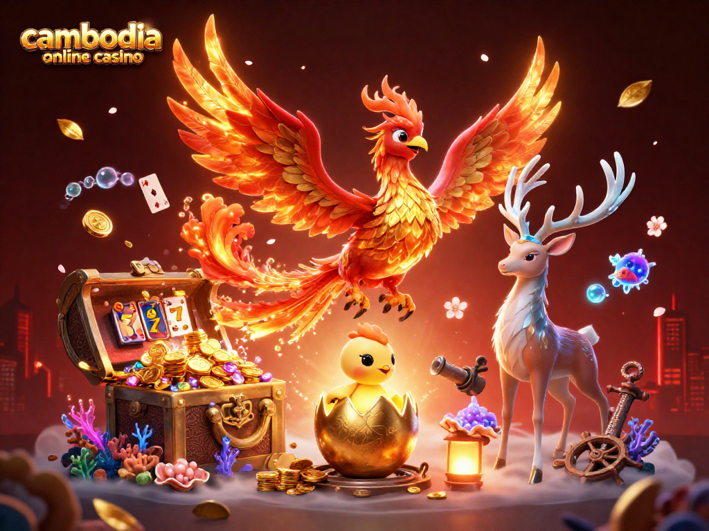 Engage with the dynamic gameplay of cambodia online casino featuring vibrant phoenix elements.