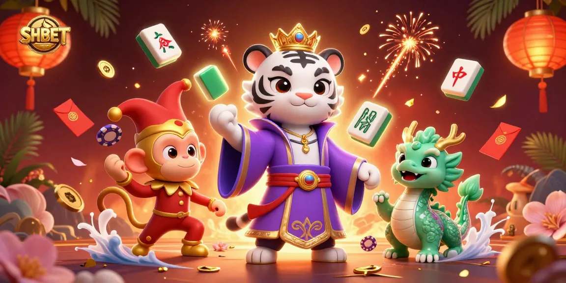 Play poker with SHBET's vibrant scene featuring charming characters and exhilarating gaming elements.