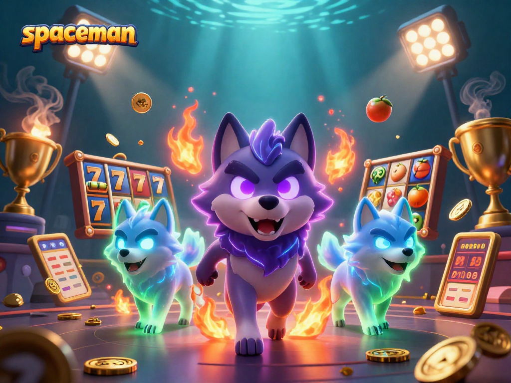 Engage in thrilling gameplay with Spaceman as ghostly wolves lead a jackpot adventure.
