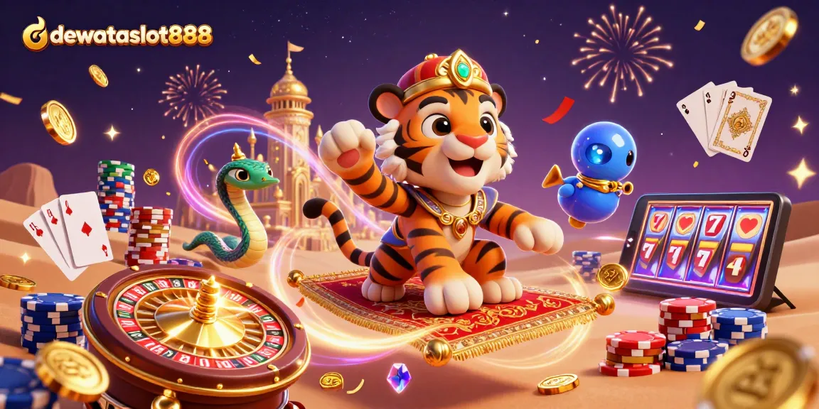 Mengalami permainan gacor di dewataslot888 dengan slot machine penuh keberuntungan dan suasana kasino yang meriah.