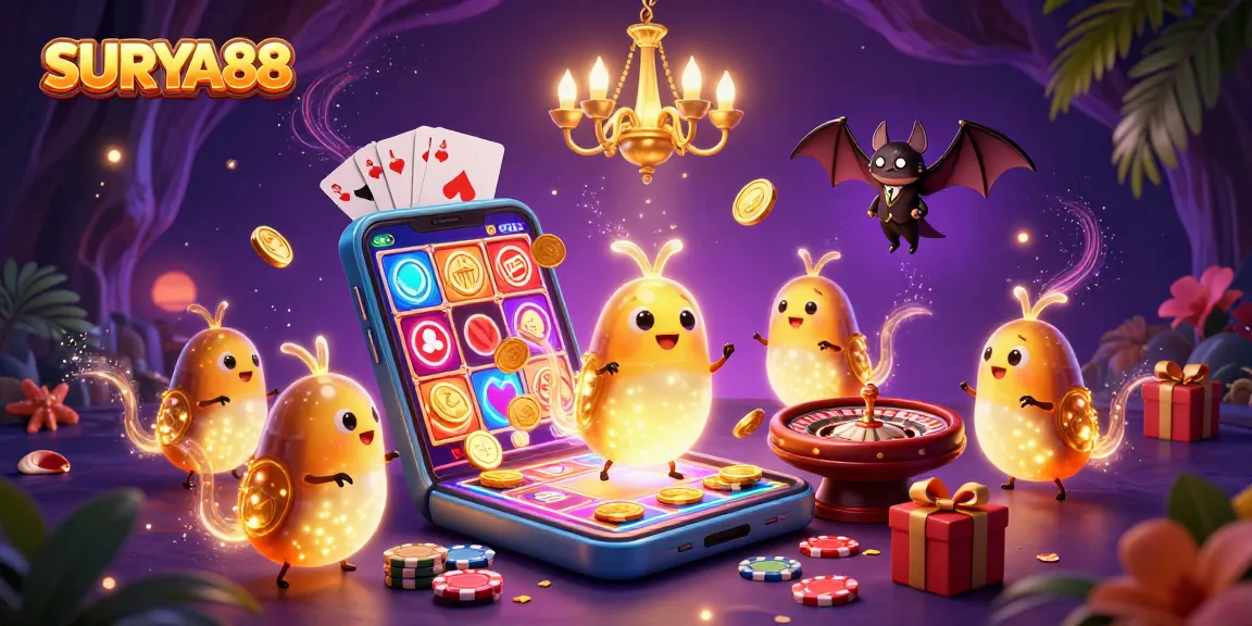 SURYA88 brings excitement to the cave casino with dazzling glowworms and immersive gaming elements.
