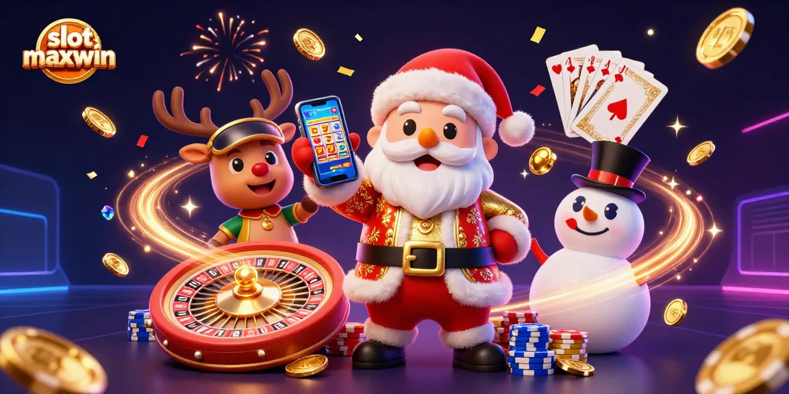 Mainkan slot di slot maxwin bersama Santa, dealer rusa, dan badut salju dari chip poker!