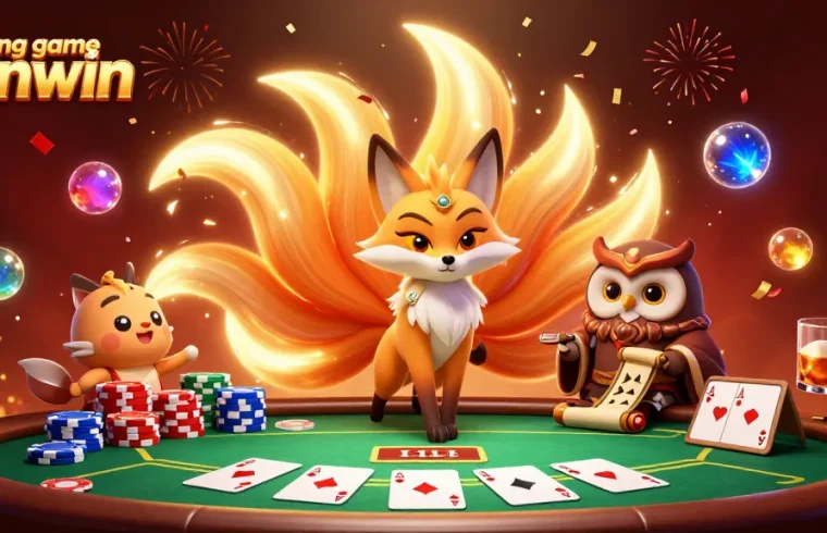 Join the excitement at Cổng game Sunwin with vibrant characters and dynamic poker action!